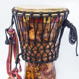 Djembé de maguey grabado Inca